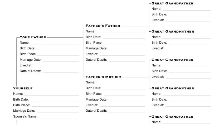 Basic Family Tree Form ≡ Fill Out Printable PDF Forms Online