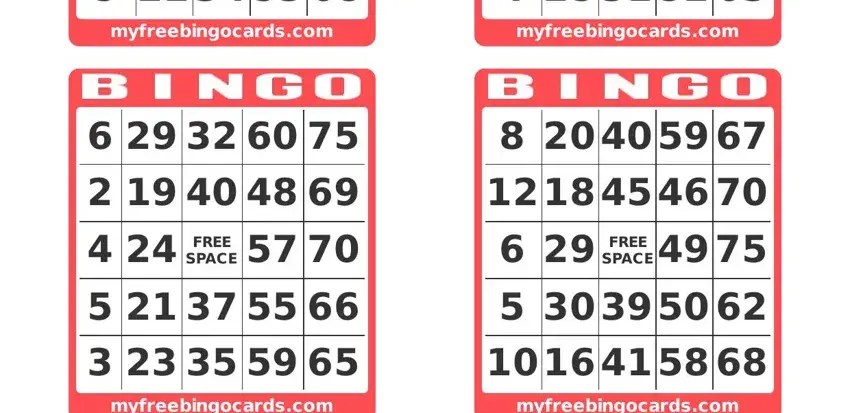 Bingo Cards Form ≡ Fill Out Printable PDF Forms Online