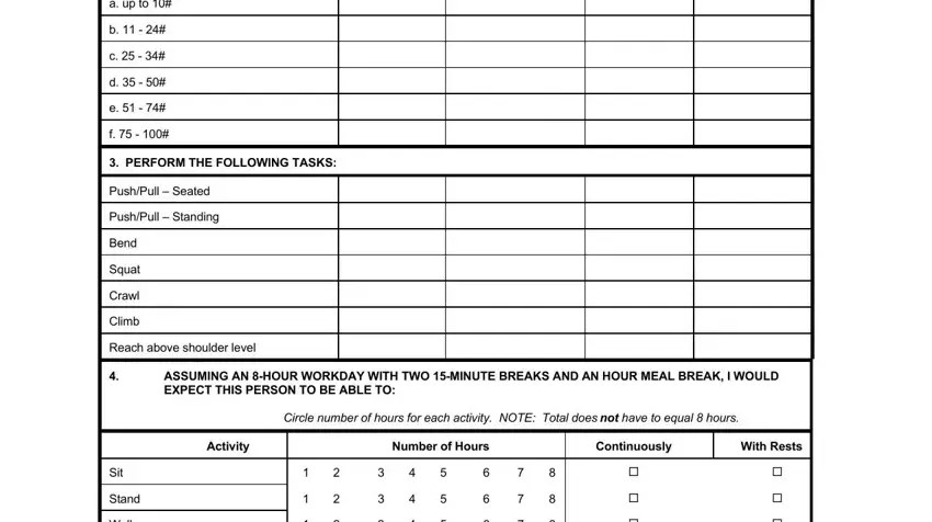Functional Capacity Evaluation PDF Form - FormsPal