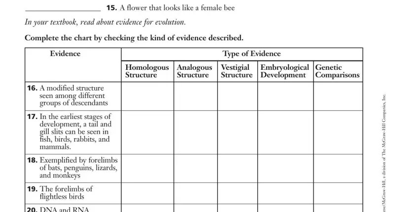 Chapter 15 Theory Of Evolution Worksheet PDF Form - FormsPal