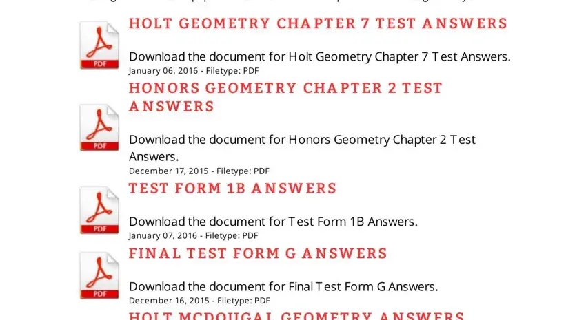 Geometry Chapter 8 Test Form ≡ Fill Out Printable PDF Forms Online