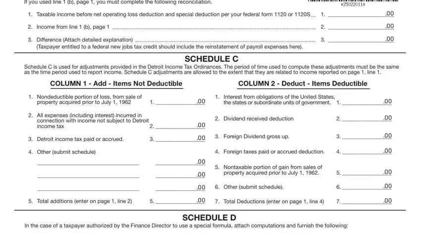 Detroit Form D 1120 ≡ Fill Out Printable PDF Forms Online