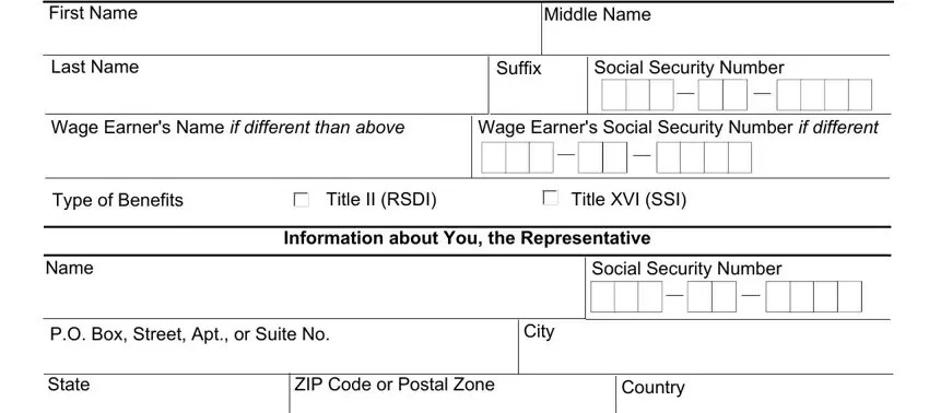 Form Ssa 1695 ≡ Fill Out Printable PDF Forms Online