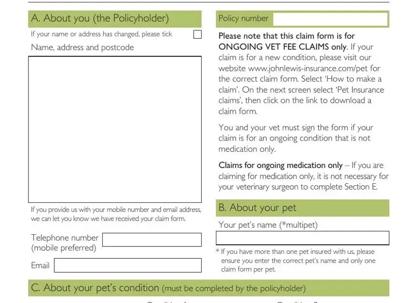 John Lewis Claim Form ≡ Fill Out Printable PDF Forms Online