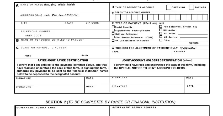 Standart Form 1199A ≡ Fill Out Printable PDF Forms Online