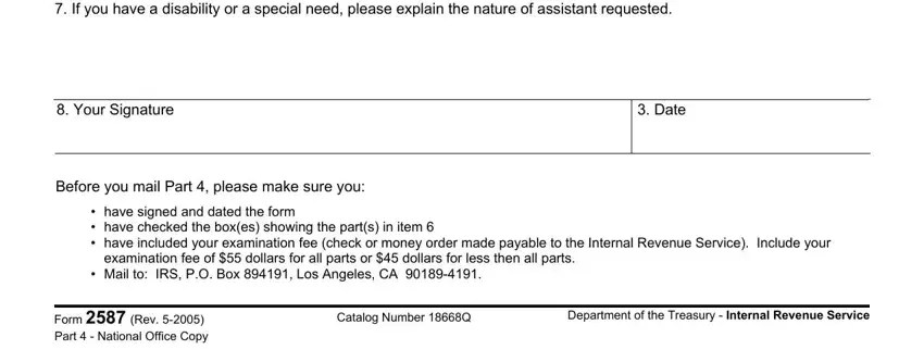 Form 2587 ≡ Fill Out Printable PDF Forms Online