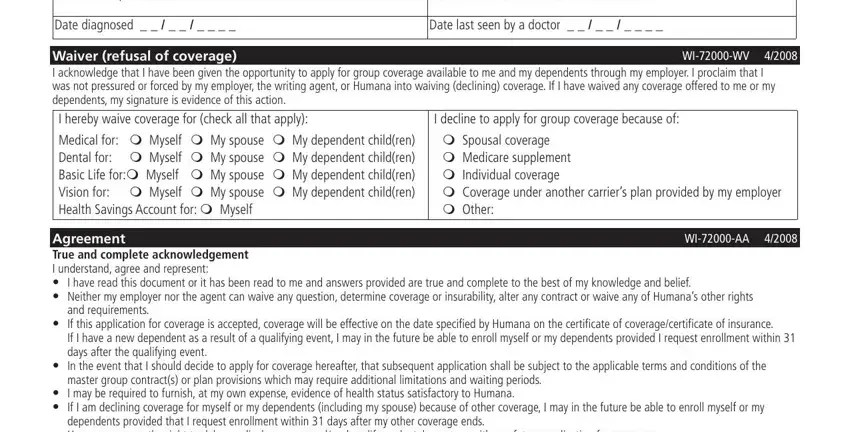 Humana Employee Enrollment PDF Form FormsPal