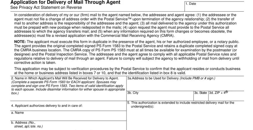 Usps Form 1583 ≡ Fill Out Printable PDF Forms Online
