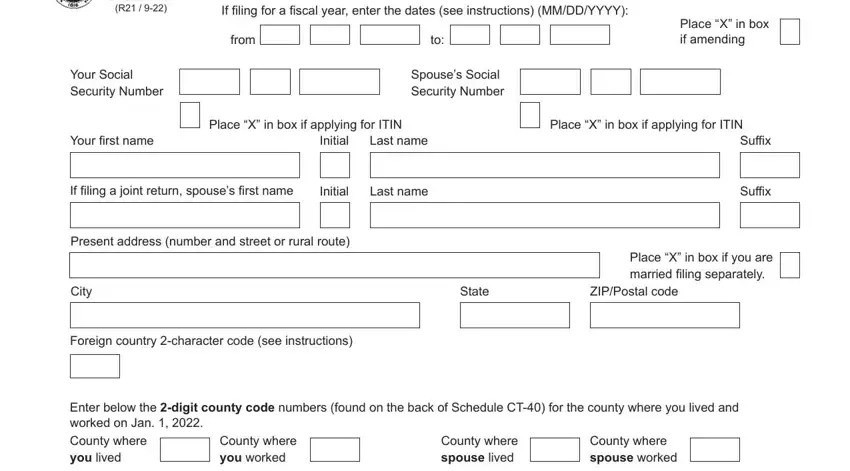 Indiana Form It 40 ≡ Fill Out Printable PDF Forms Online