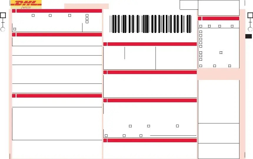 Dhl Waybill Form ≡ Fill Out Printable PDF Forms Online