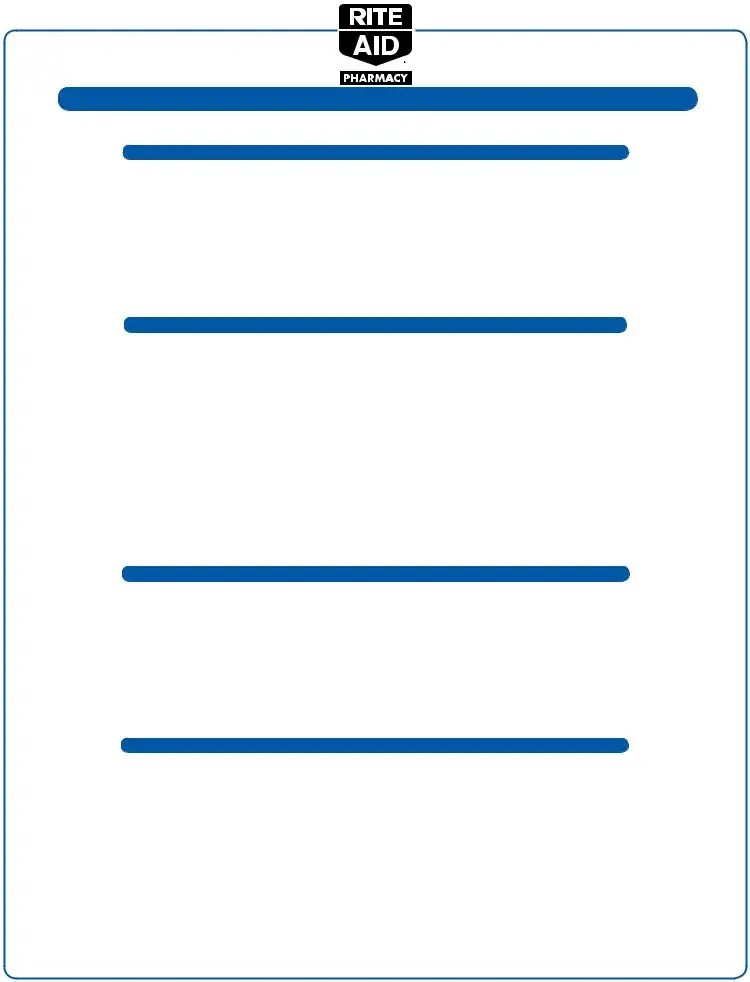 Rite Aid Application ≡ Fill Out Printable PDF Forms Online