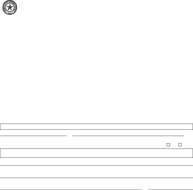 Texas Homestead Exemption Form ≡ Fill Out Printable PDF Forms Online