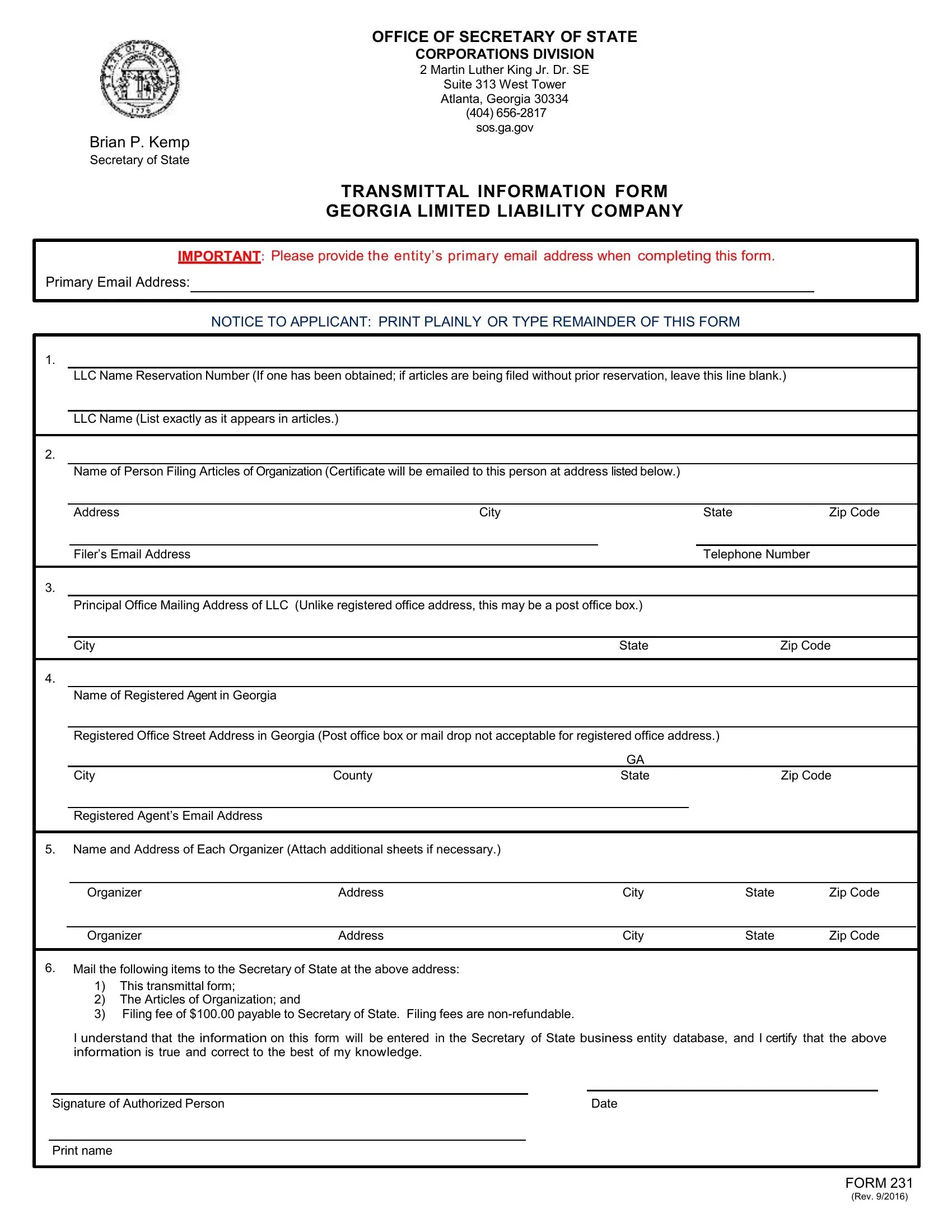 231 Form ≡ Fill Out Printable PDF Forms Online