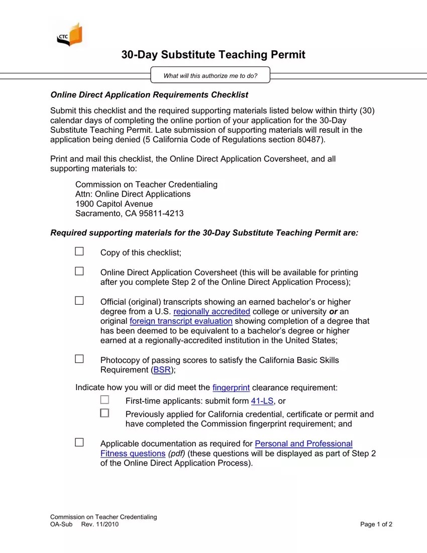 30 Teaching Permit ≡ Fill Out Printable PDF Forms Online