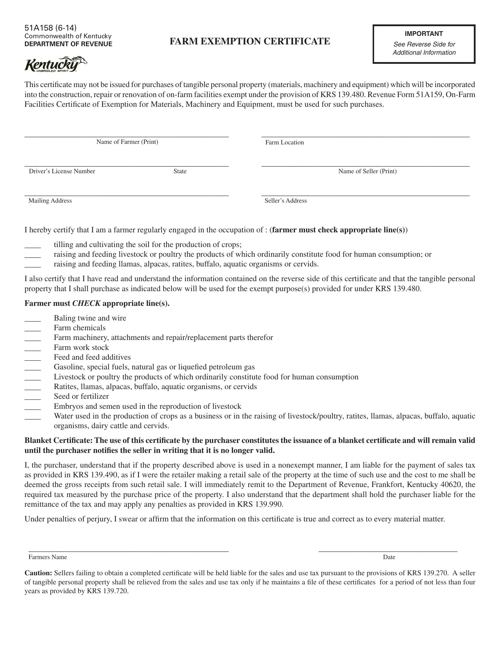 51A158 Form ≡ Fill Out Printable PDF Forms Online