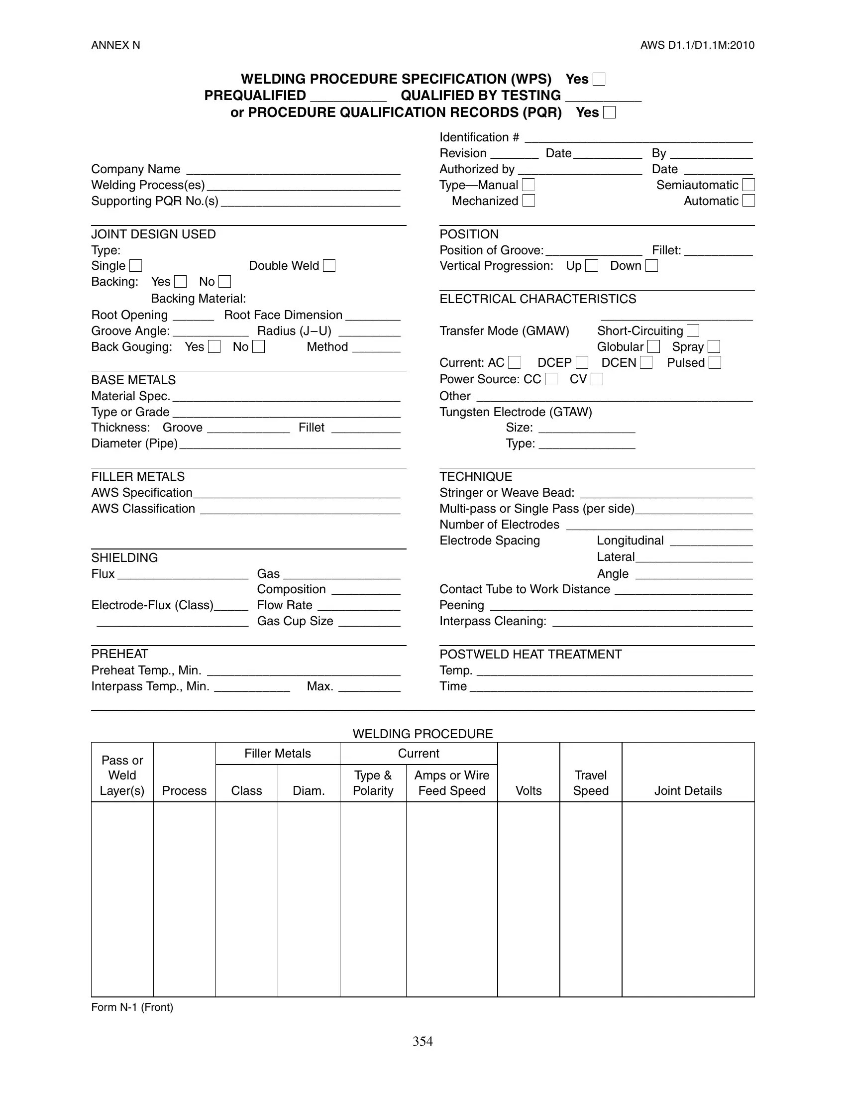 Aws Form Welding ≡ Fill Out Printable PDF Forms Online