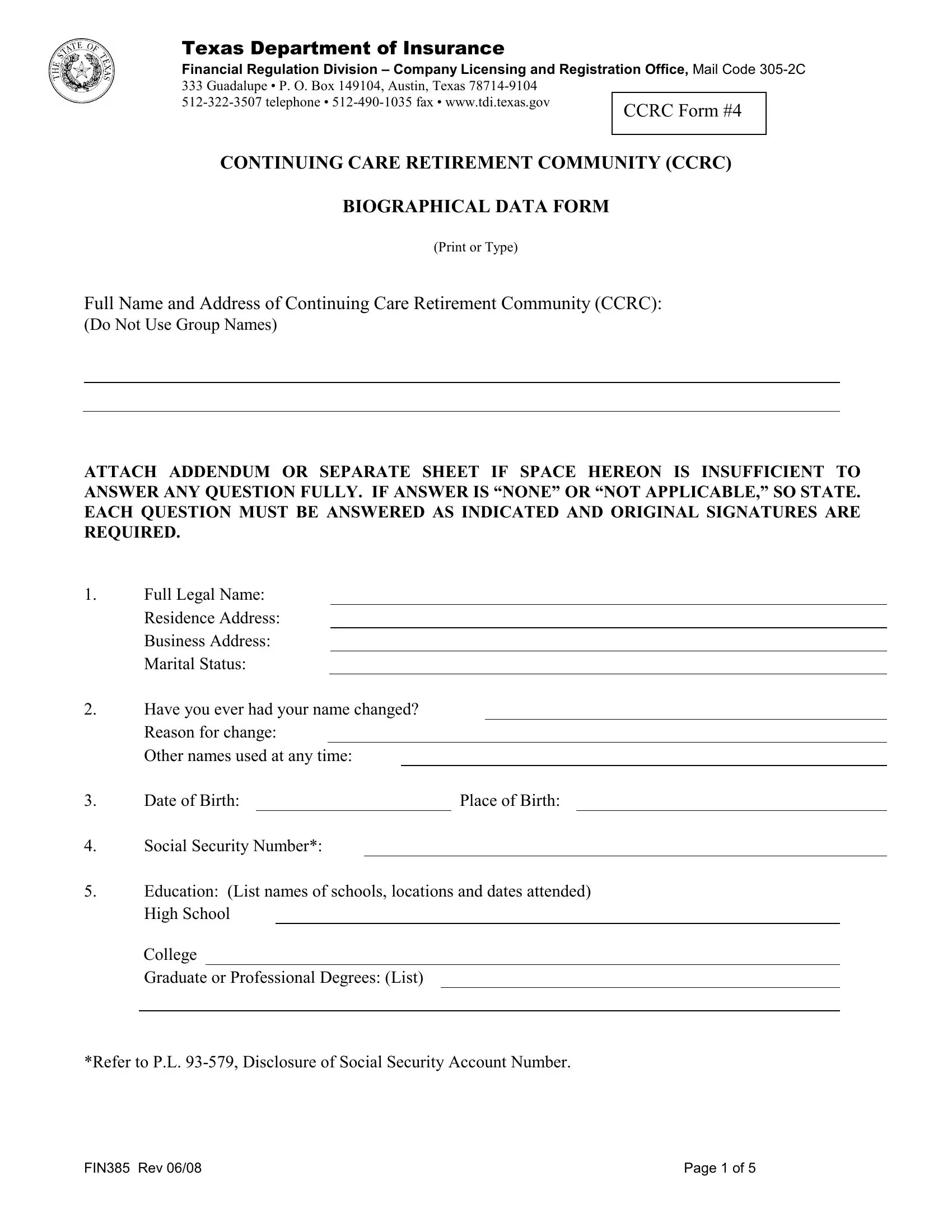 Ccrc Form 4 ≡ Fill Out Printable PDF Forms Online