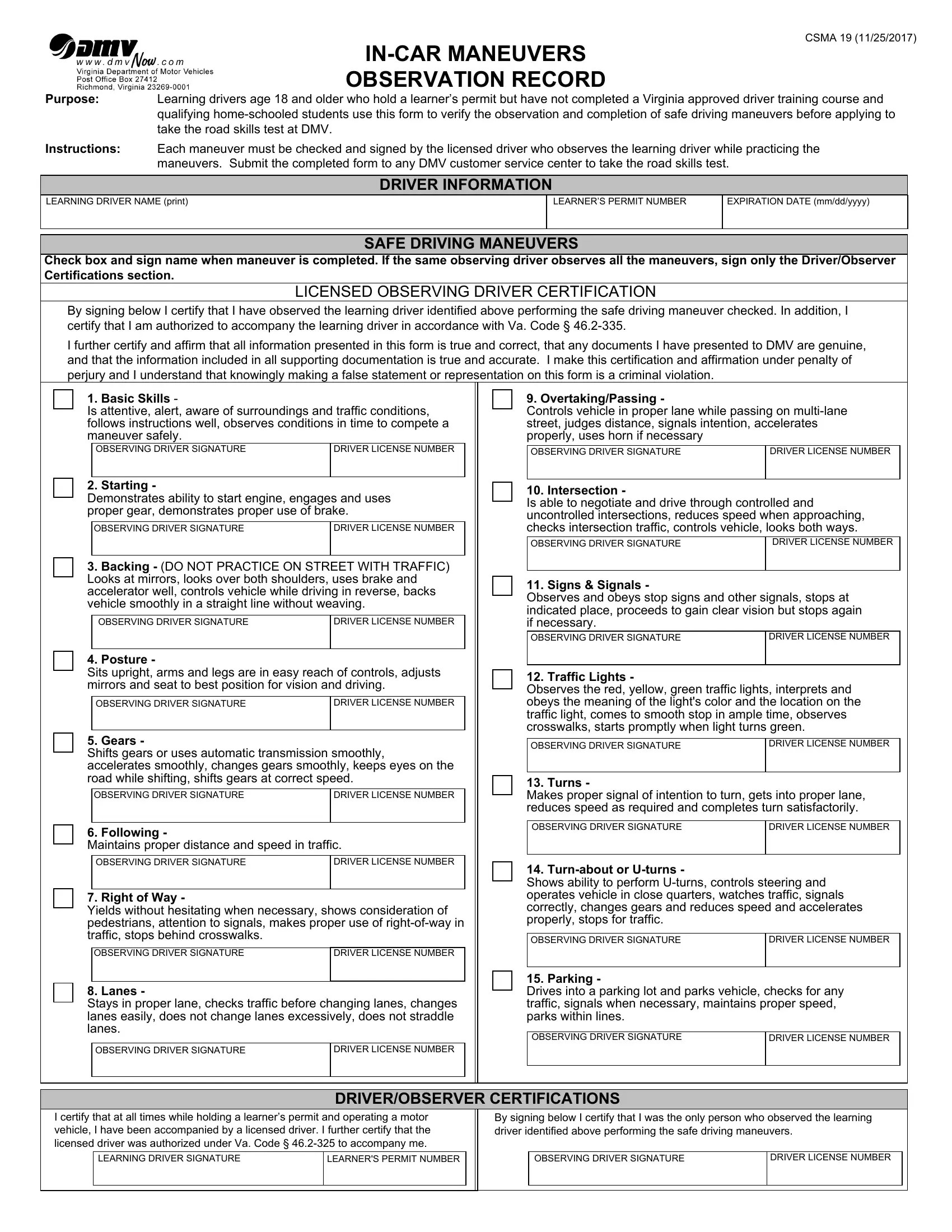 Csma 19 Form ≡ Fill Out Printable PDF Forms Online