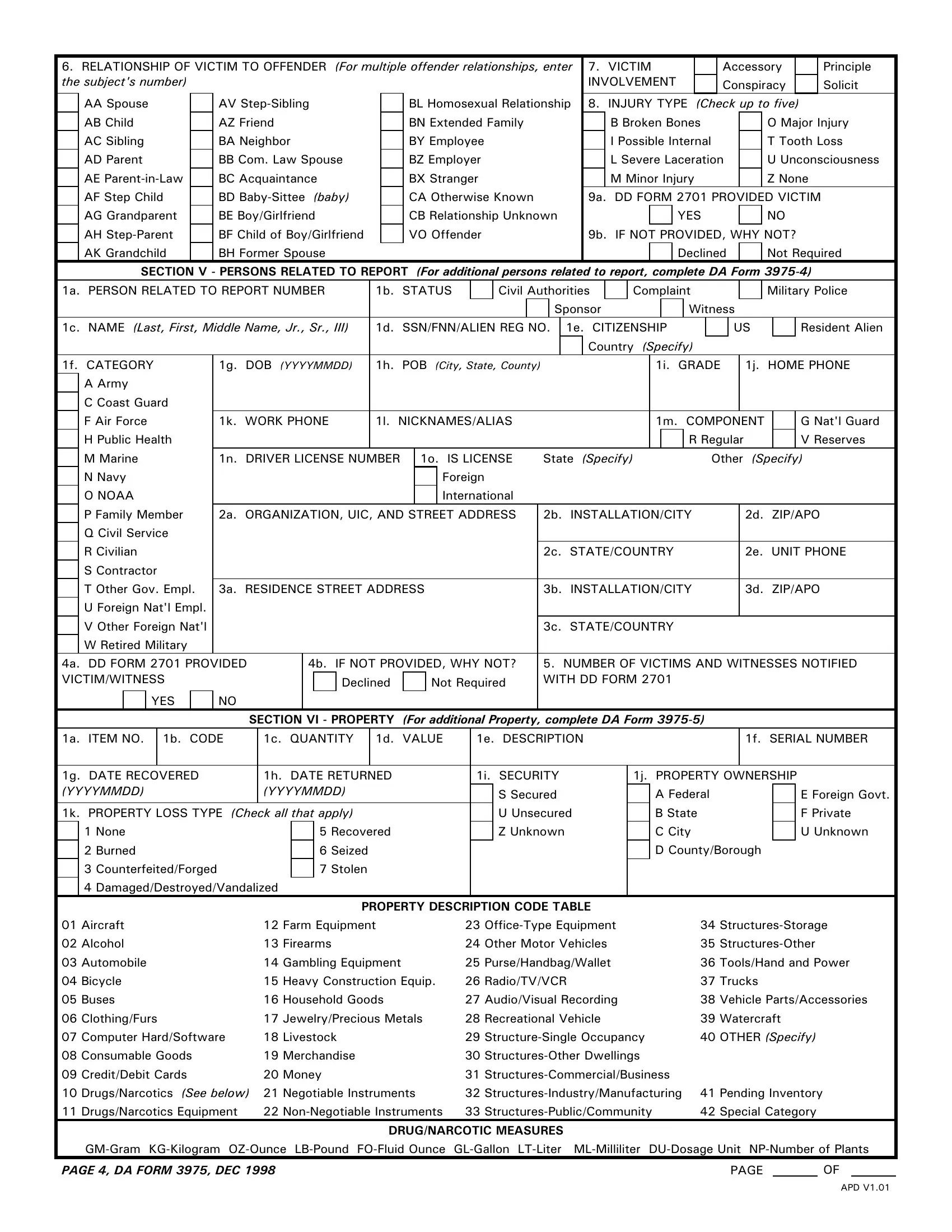 Da Form 3975 ≡ Fill Out Printable PDF Forms Online