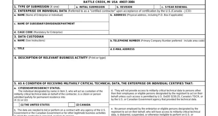 Free Dd 2345 Form Download