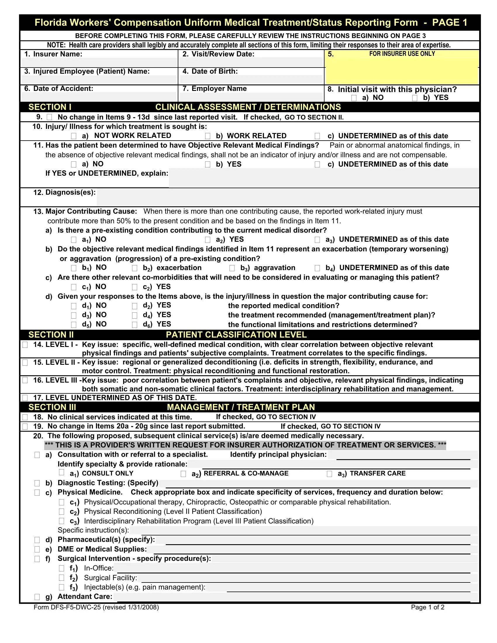 Dfs F5 Dwc 25 Form ≡ Fill Out Printable PDF Forms Online
