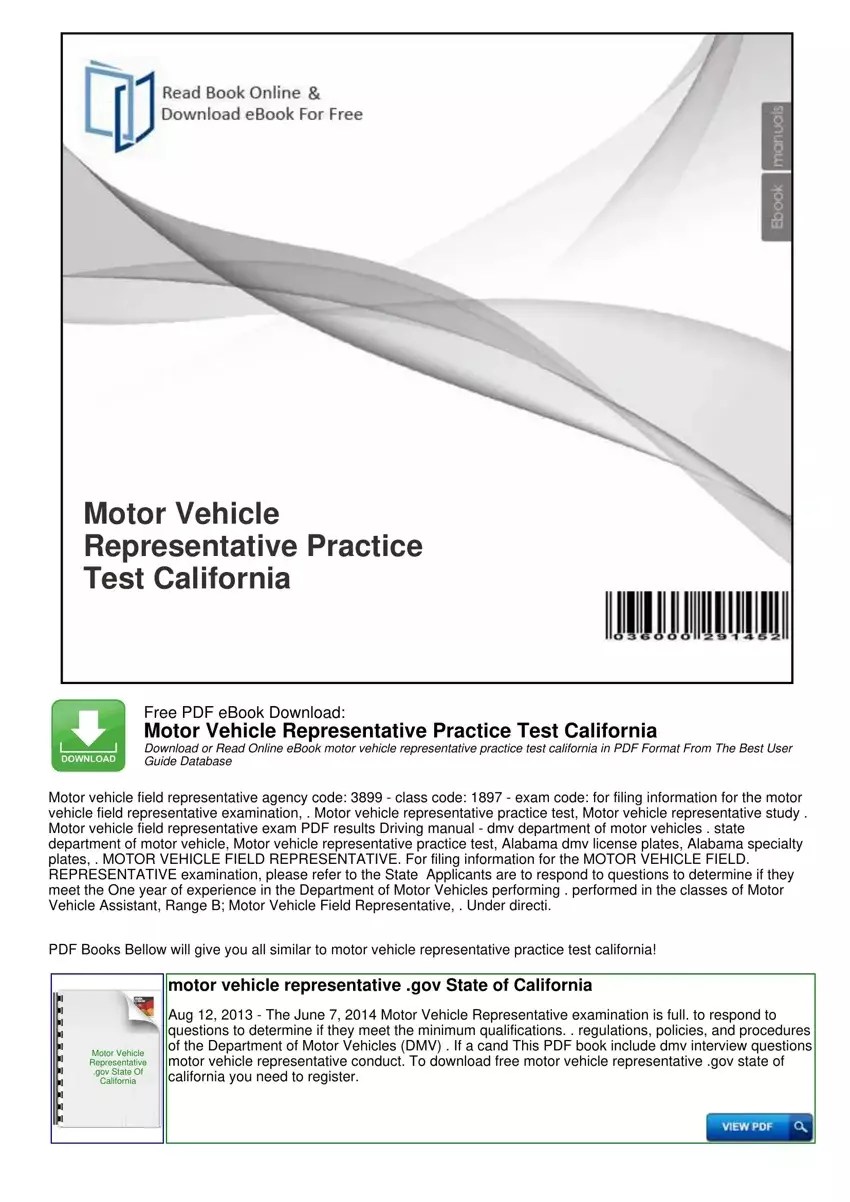 Dmv Practice Test ≡ Fill Out Printable PDF Forms Online