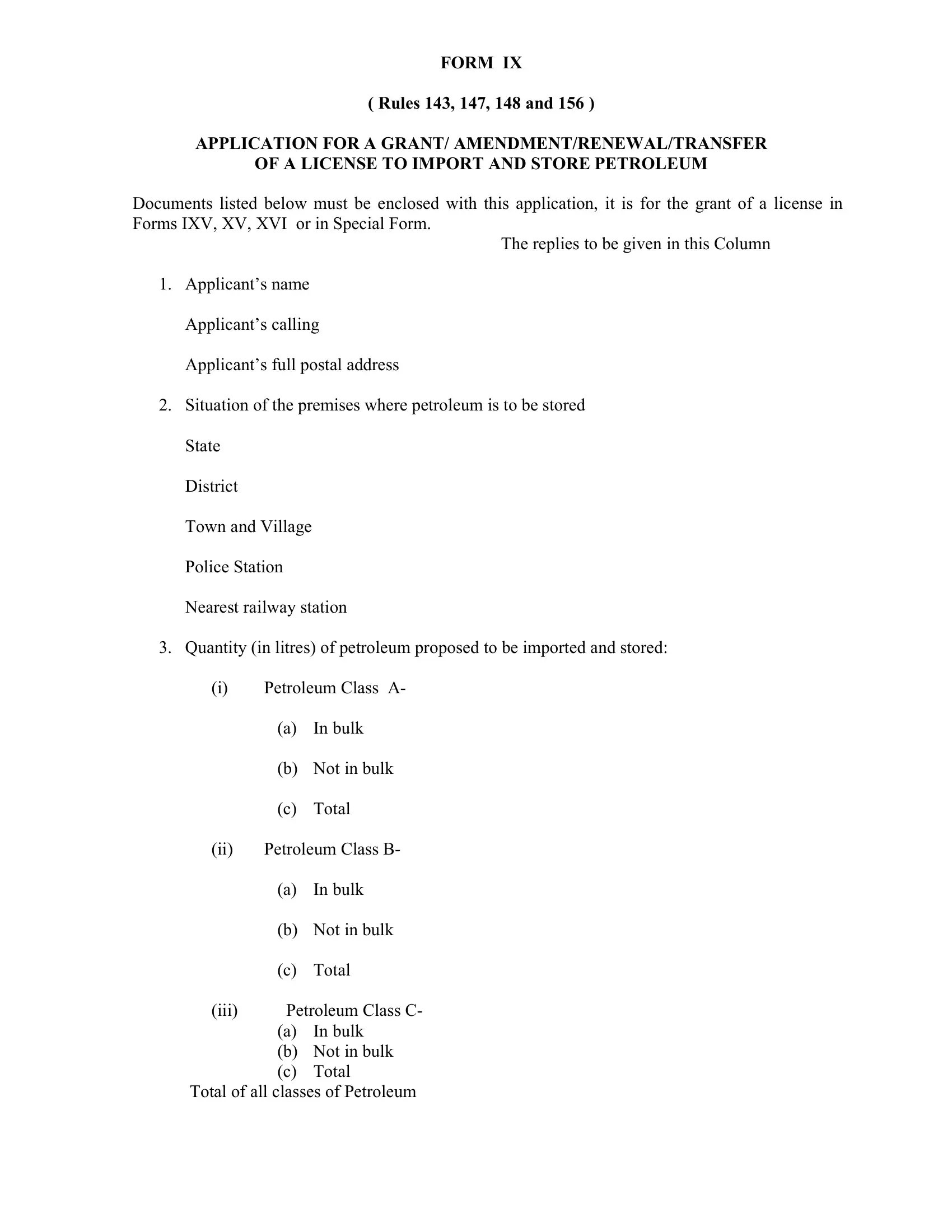 Explosive Licence Renewal Ix PDF Form FormsPal