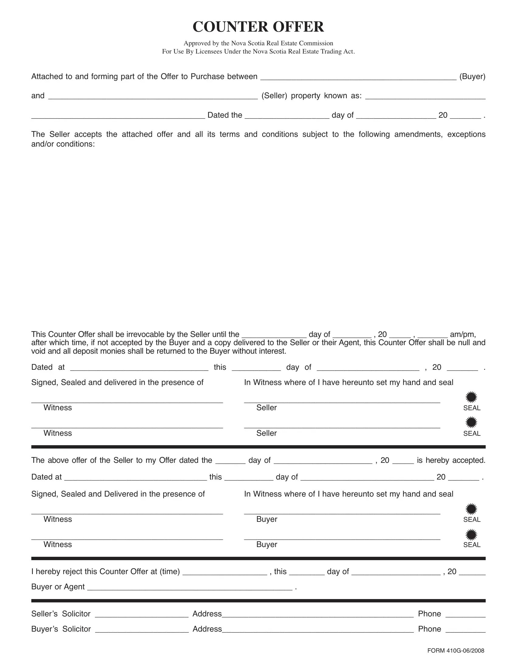 Form 410G ≡ Fill Out Printable PDF Forms Online