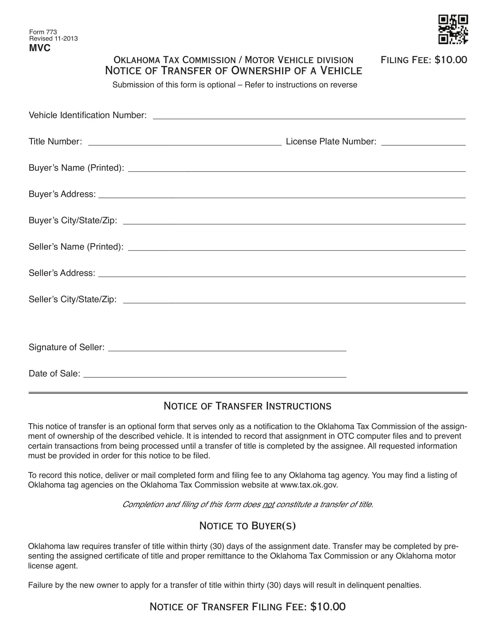 Form 773 ≡ Fill Out Printable PDF Forms Online