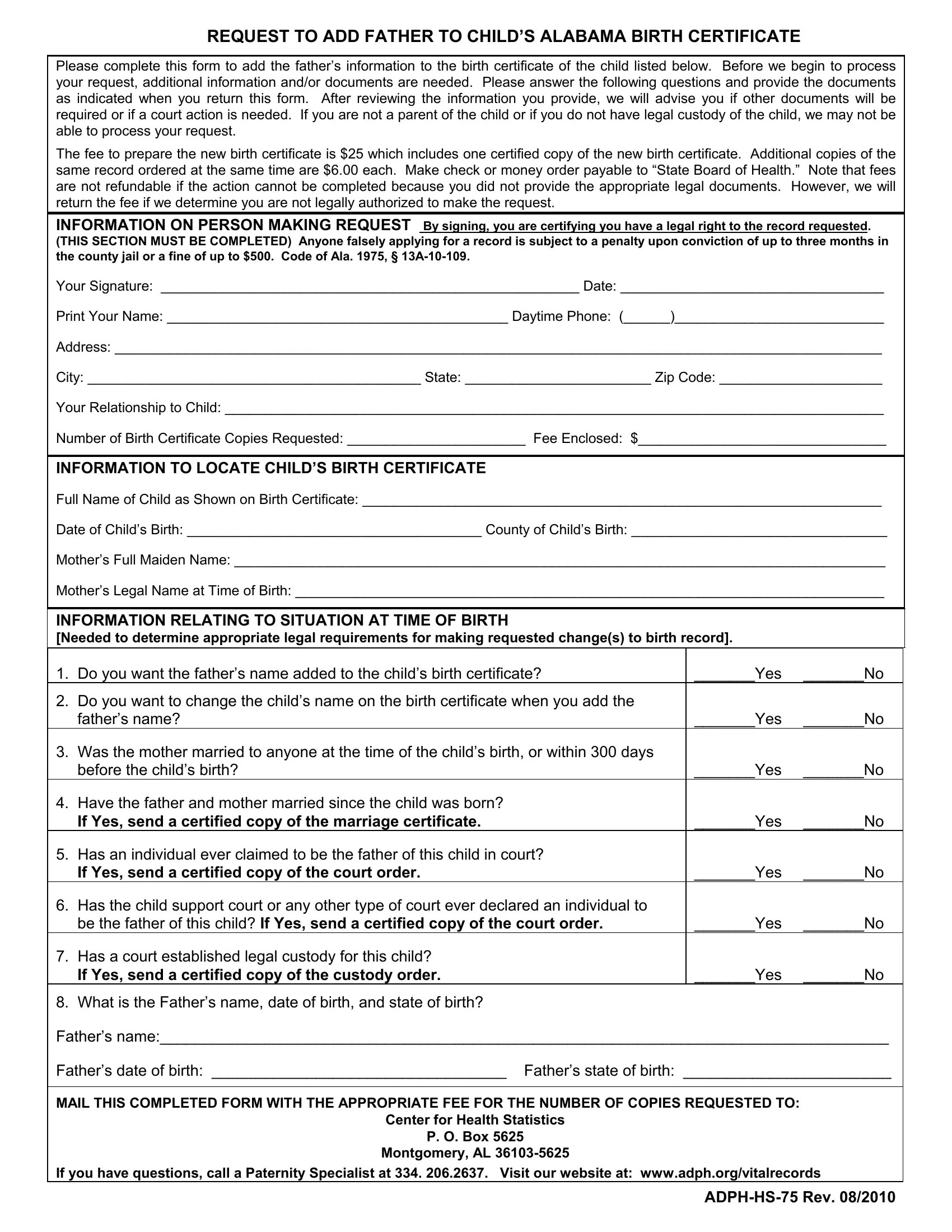 Form Adph Hs 75 ≡ Fill Out Printable PDF Forms Online