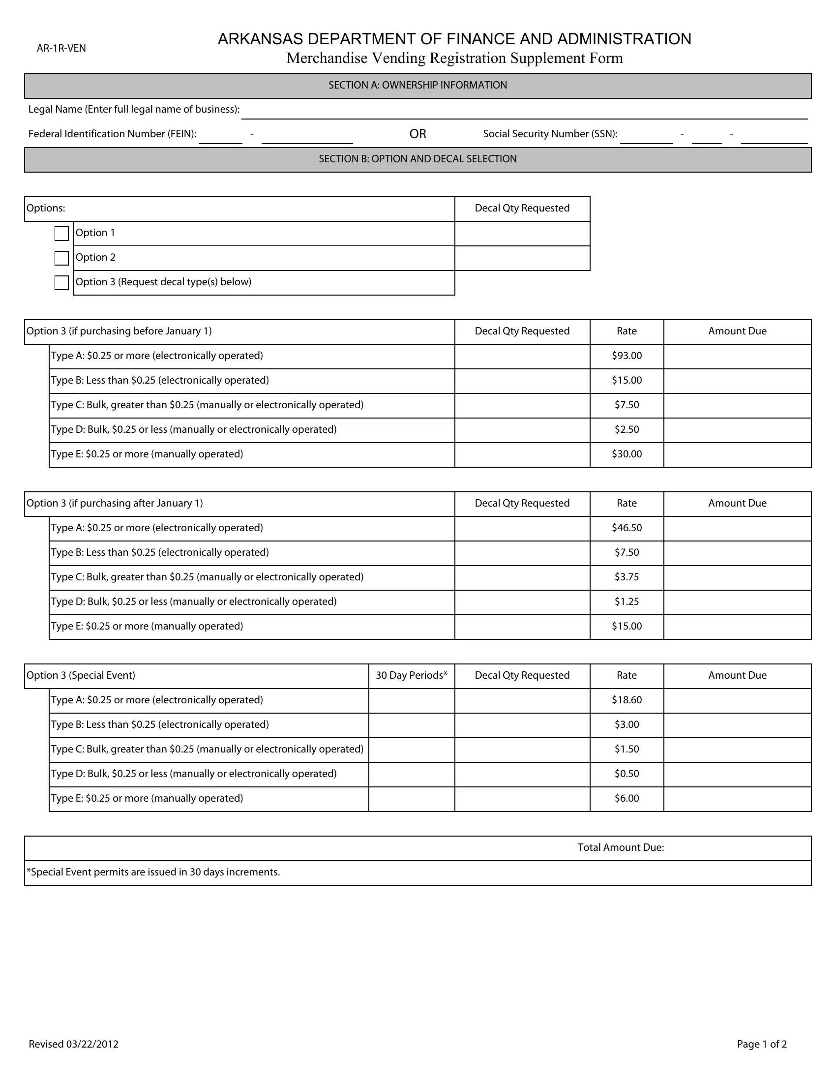 Form Ar 1R Ven ≡ Fill Out Printable PDF Forms Online