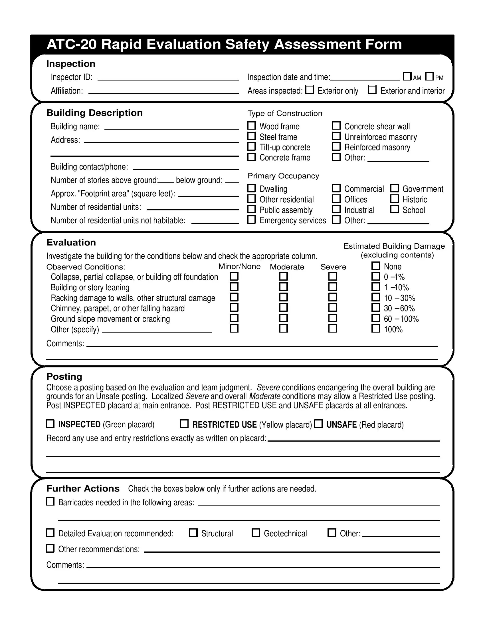 Form Atc 20 ≡ Fill Out Printable PDF Forms Online