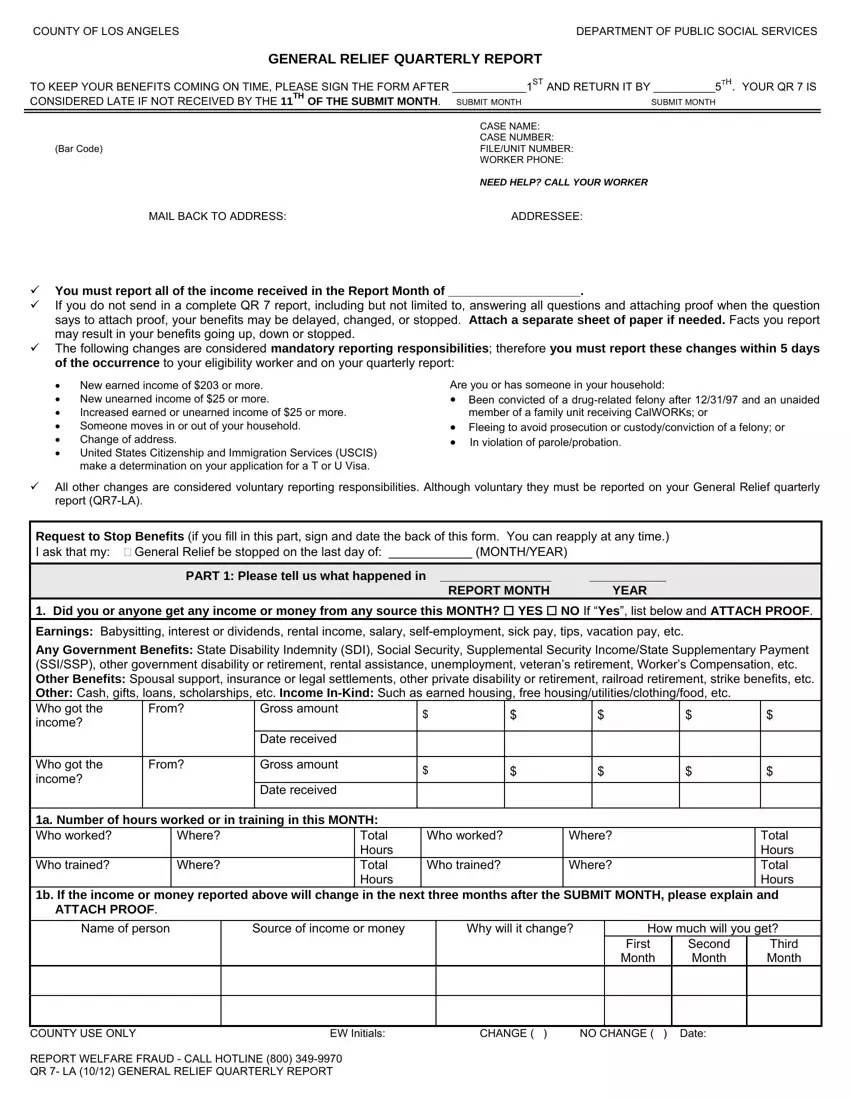 Form Ca Qr7 ≡ Fill Out Printable PDF Forms Online
