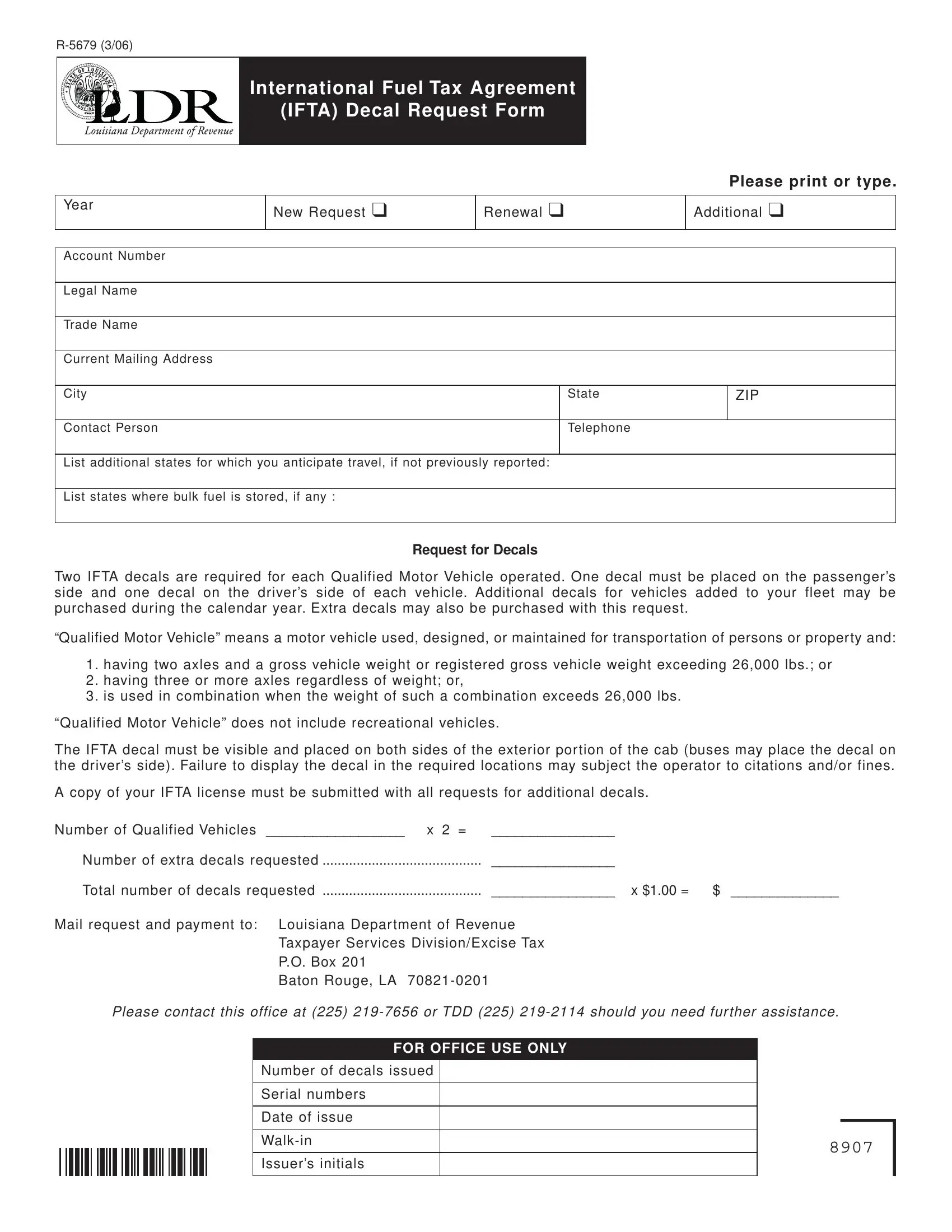 Form Decal Request ≡ Fill Out Printable PDF Forms Online