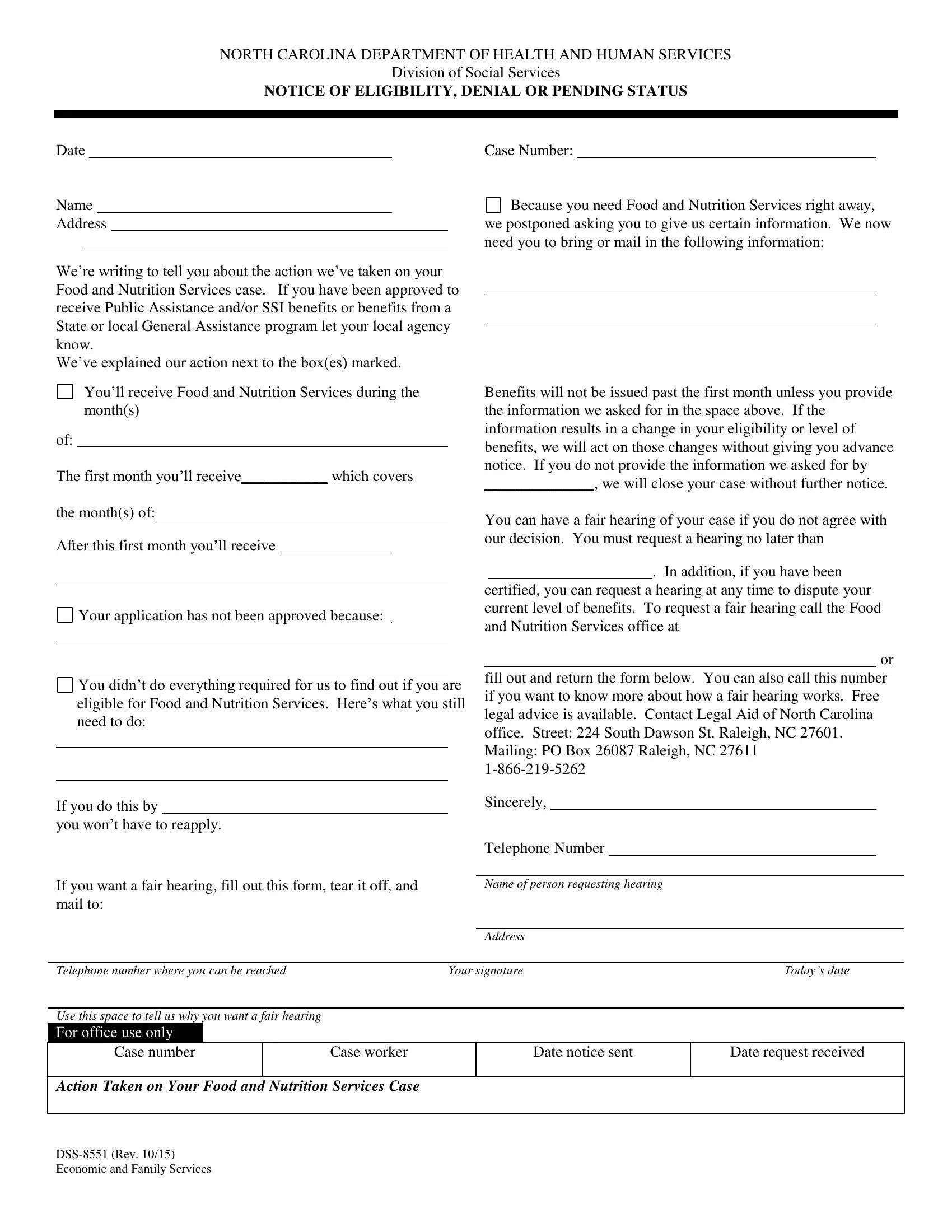 Form Dss 8551 ≡ Fill Out Printable PDF Forms Online