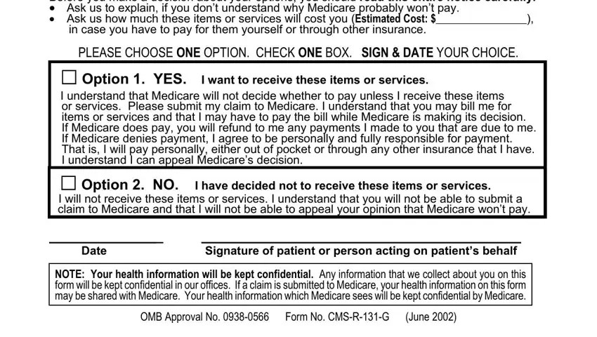 Form No Cms R 131 G ≡ Fill Out Printable PDF Forms Online