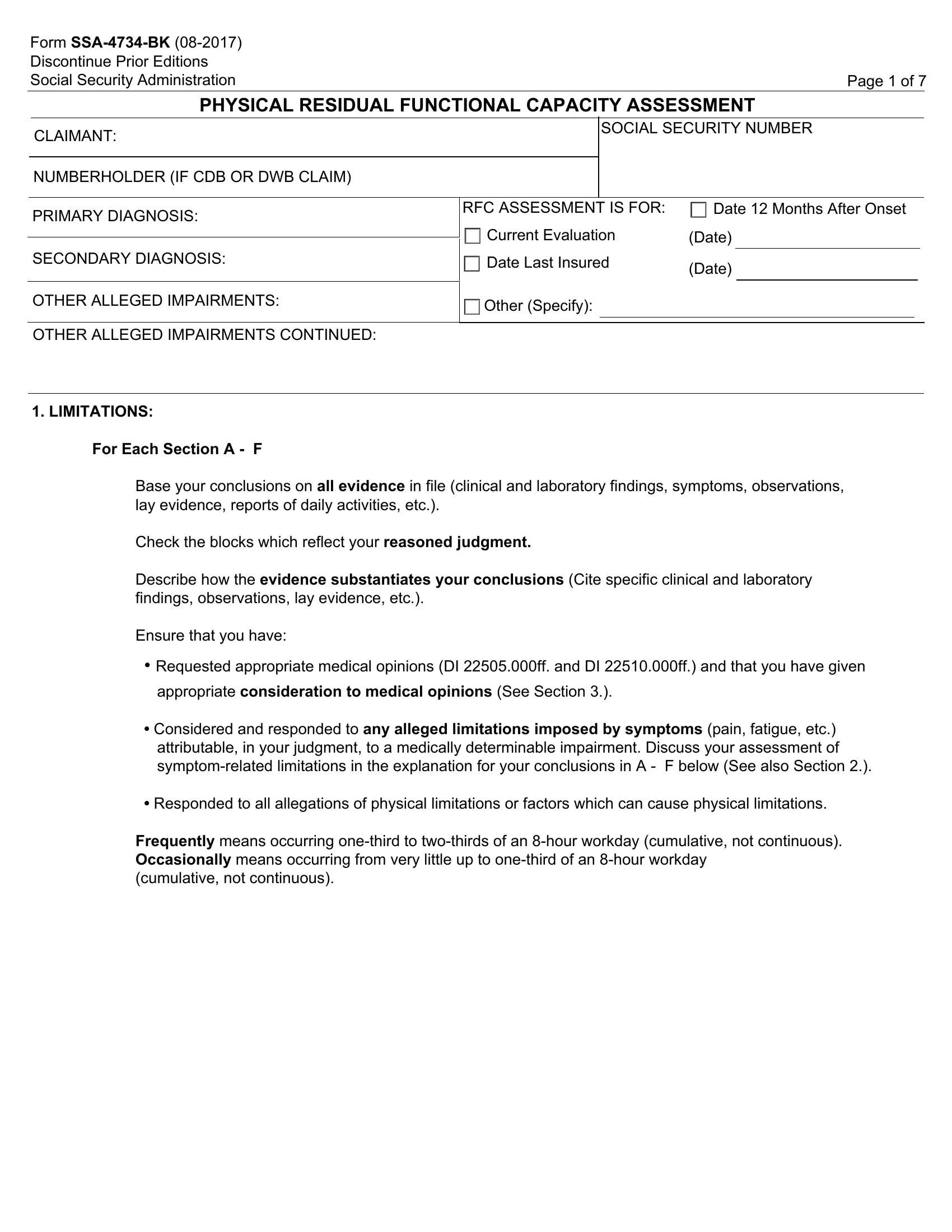 Form Physical Capacity ≡ Fill Out Printable PDF Forms Online