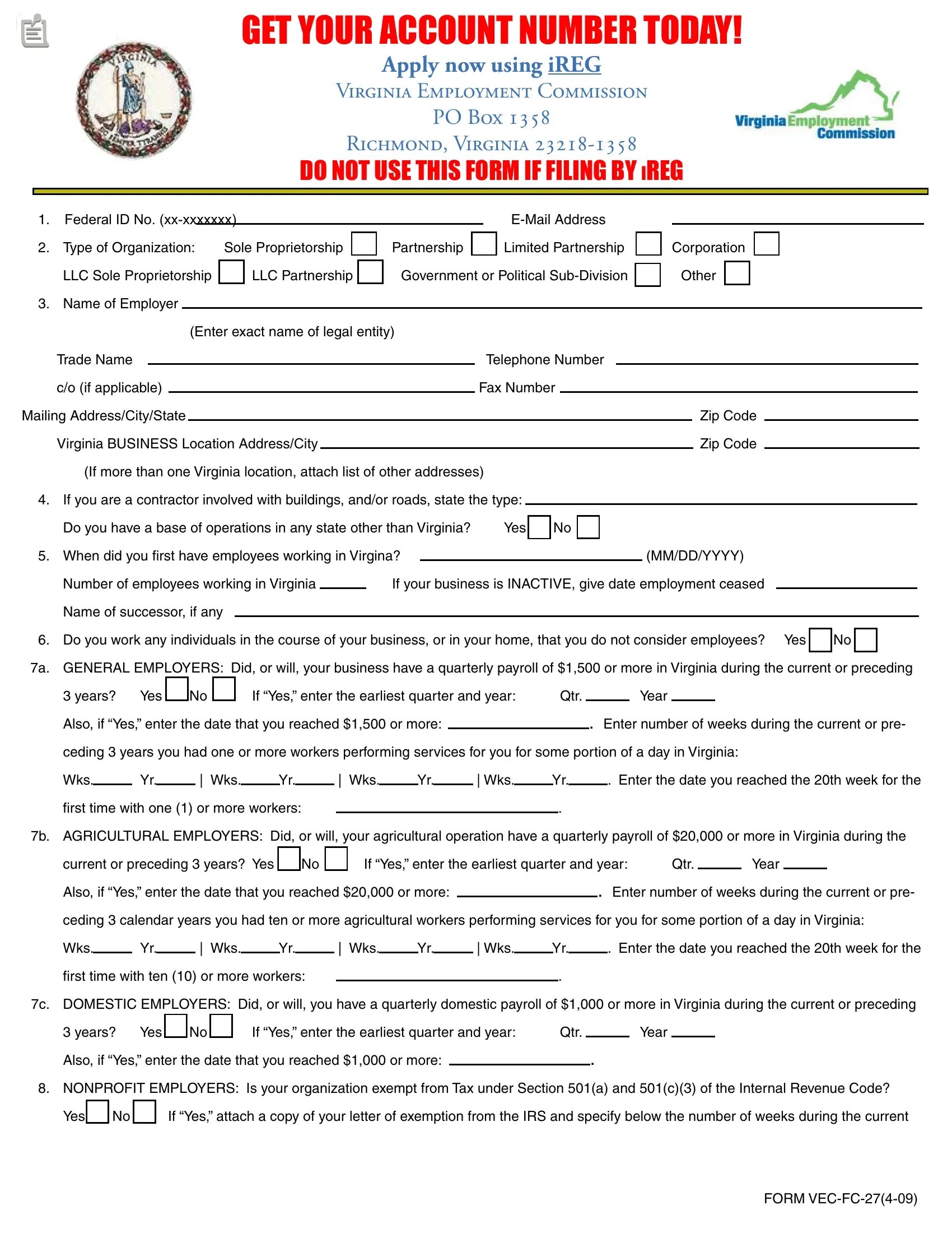 Governmental PDF Forms Fillable and Printable