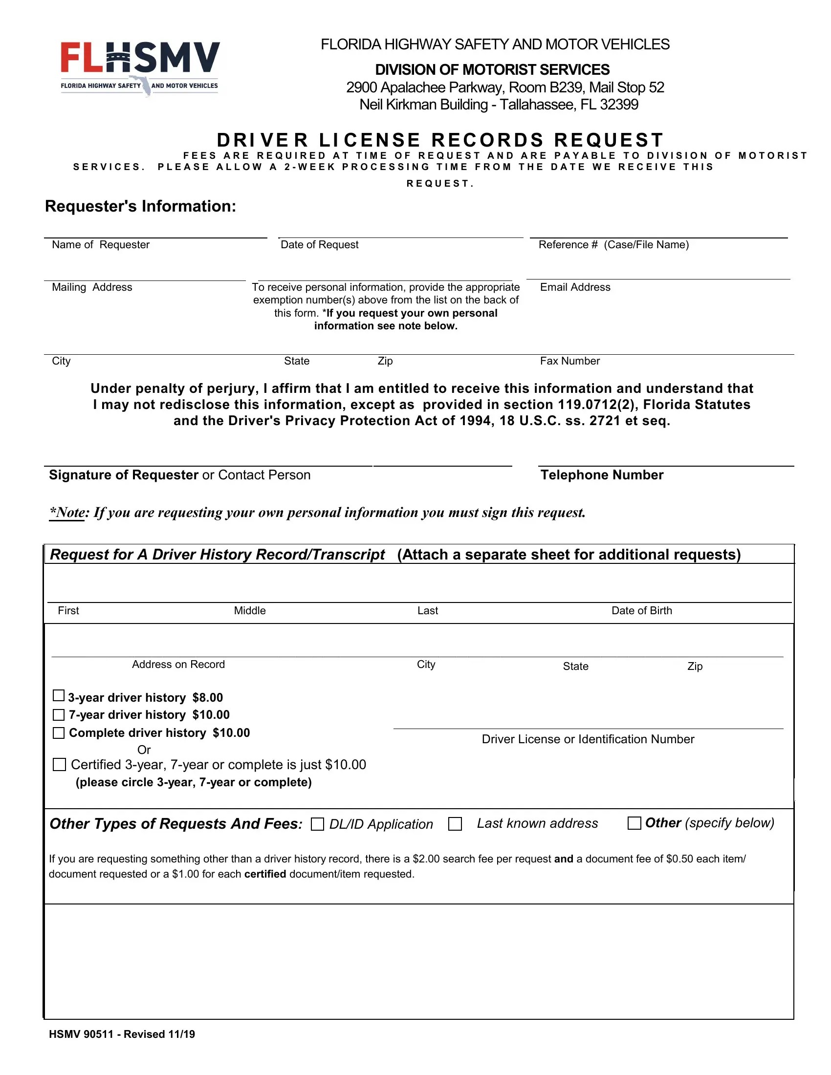 Hsmv 90511 Form ≡ Fill Out Printable PDF Forms Online