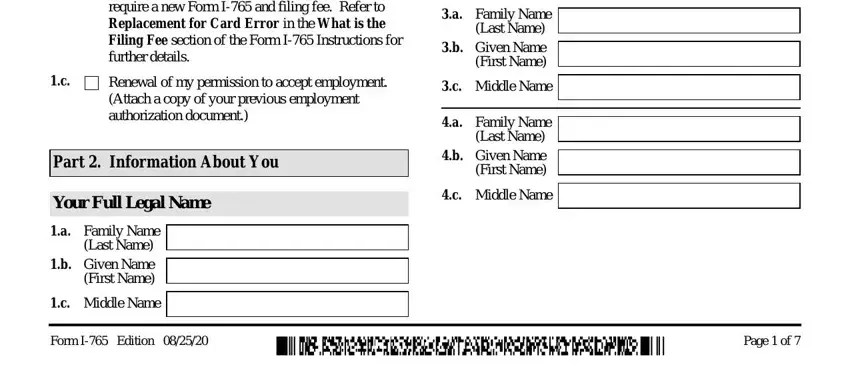 I 765 Form ≡ Fill Out Printable PDF Forms Online