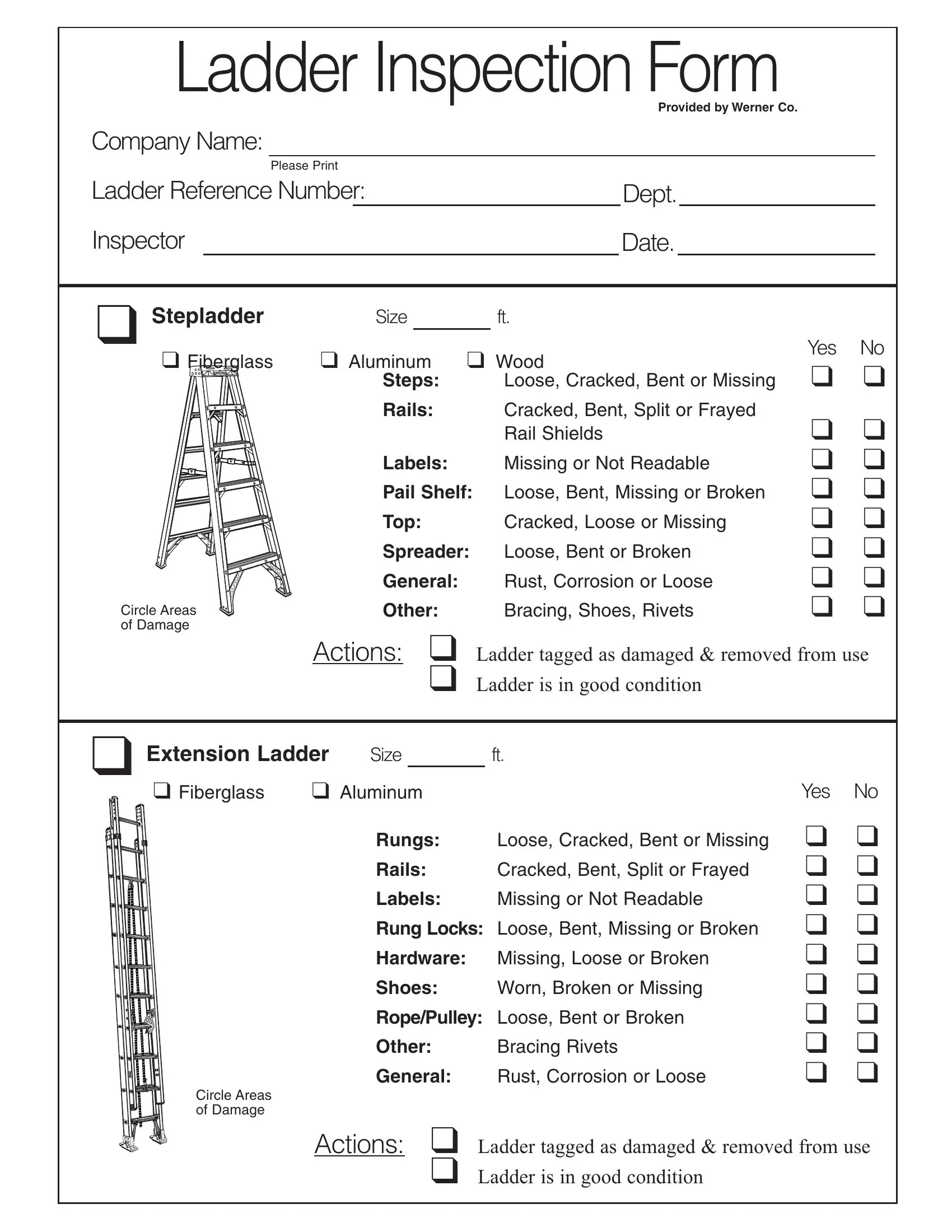 9 Work At Height Review Checklist Tool Ladder Scaffol vrogue.co