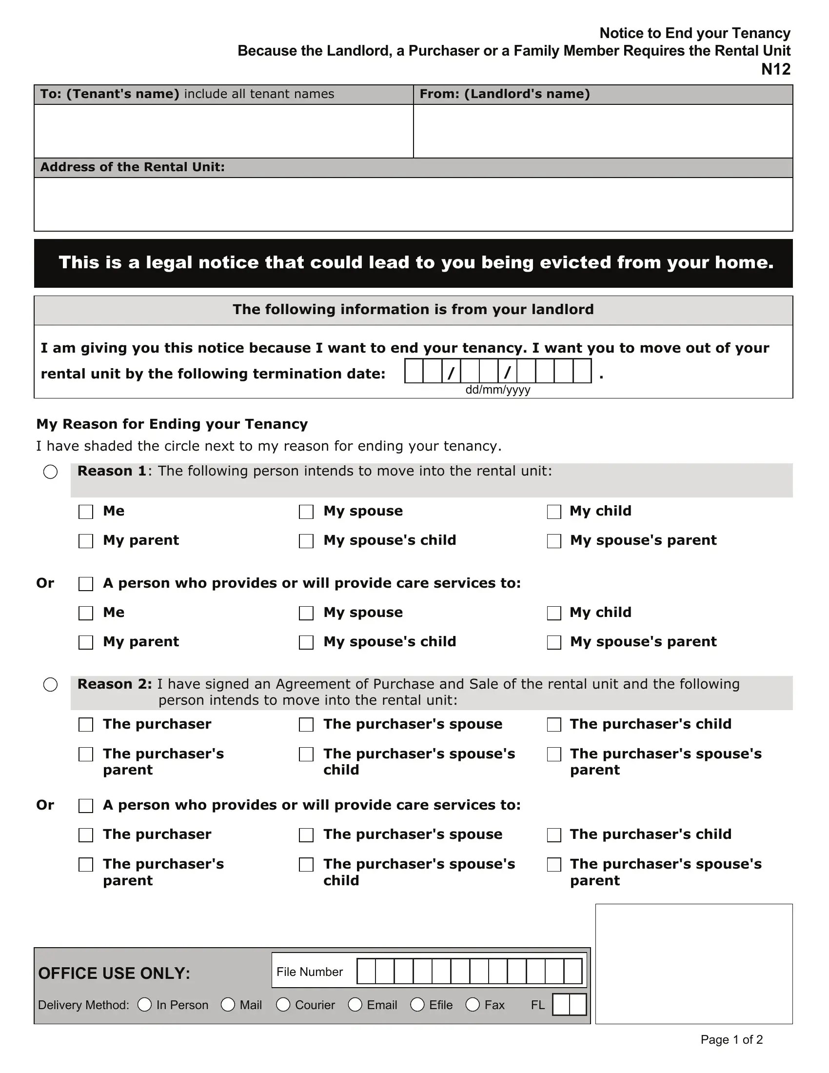N12 Form ≡ Fill Out Printable PDF Forms Online