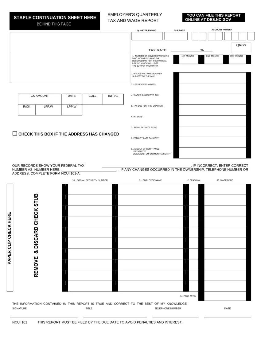 Ncui 101 Form ≡ Fill Out Printable PDF Forms Online