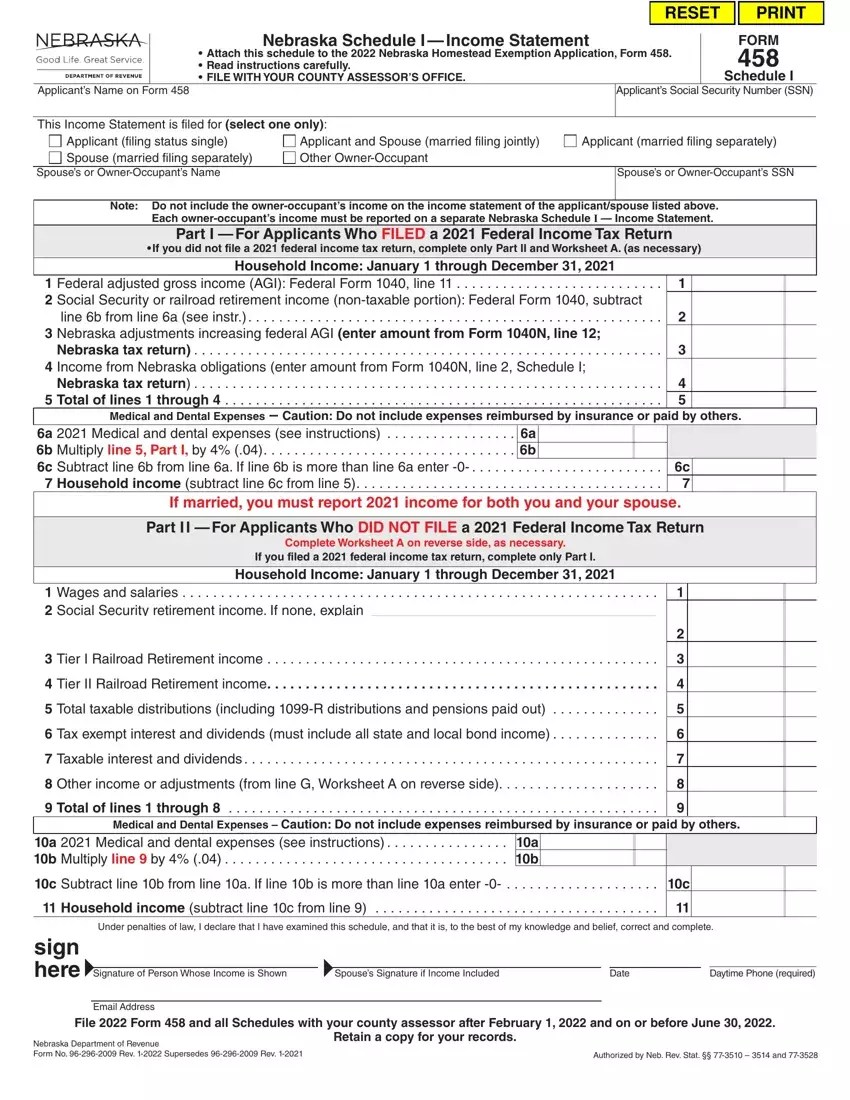 Nebraska Homestead Exemption 2024 Form 458 Mada Sonnie