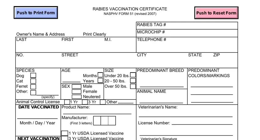Rabies Certificate ≡ Fill Out Printable PDF Forms Online Rabies Certificate ≡ Fill Out Printable PDF Forms Online