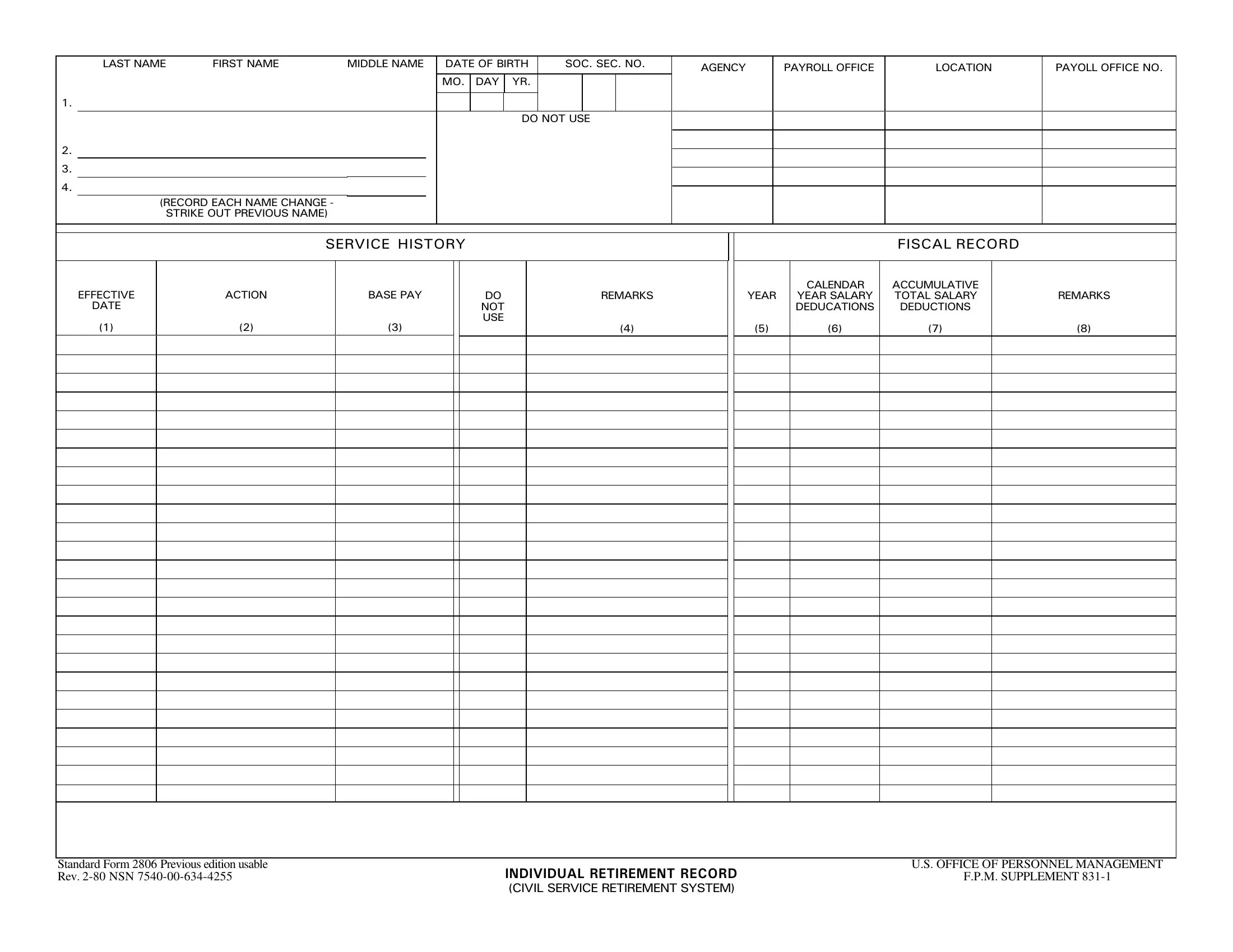 Department of Labor PDF Forms Fillable and Printable