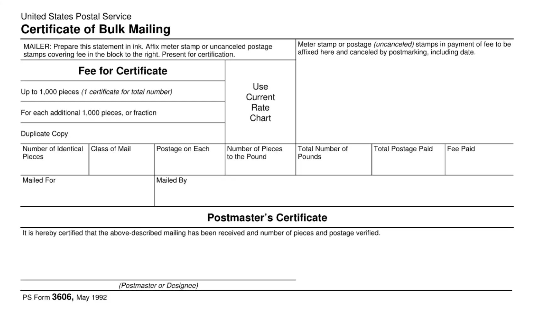 Usps 3606 Form ≡ Fill Out Printable PDF Forms Online
