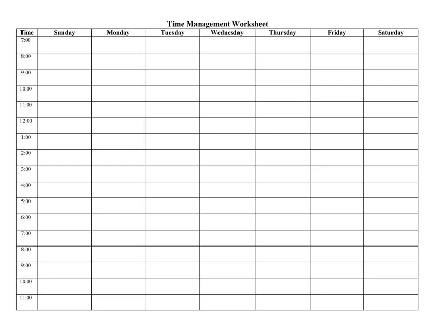 Weekly Planner Online Form ≡ Fill Out Printable PDF Forms Online
