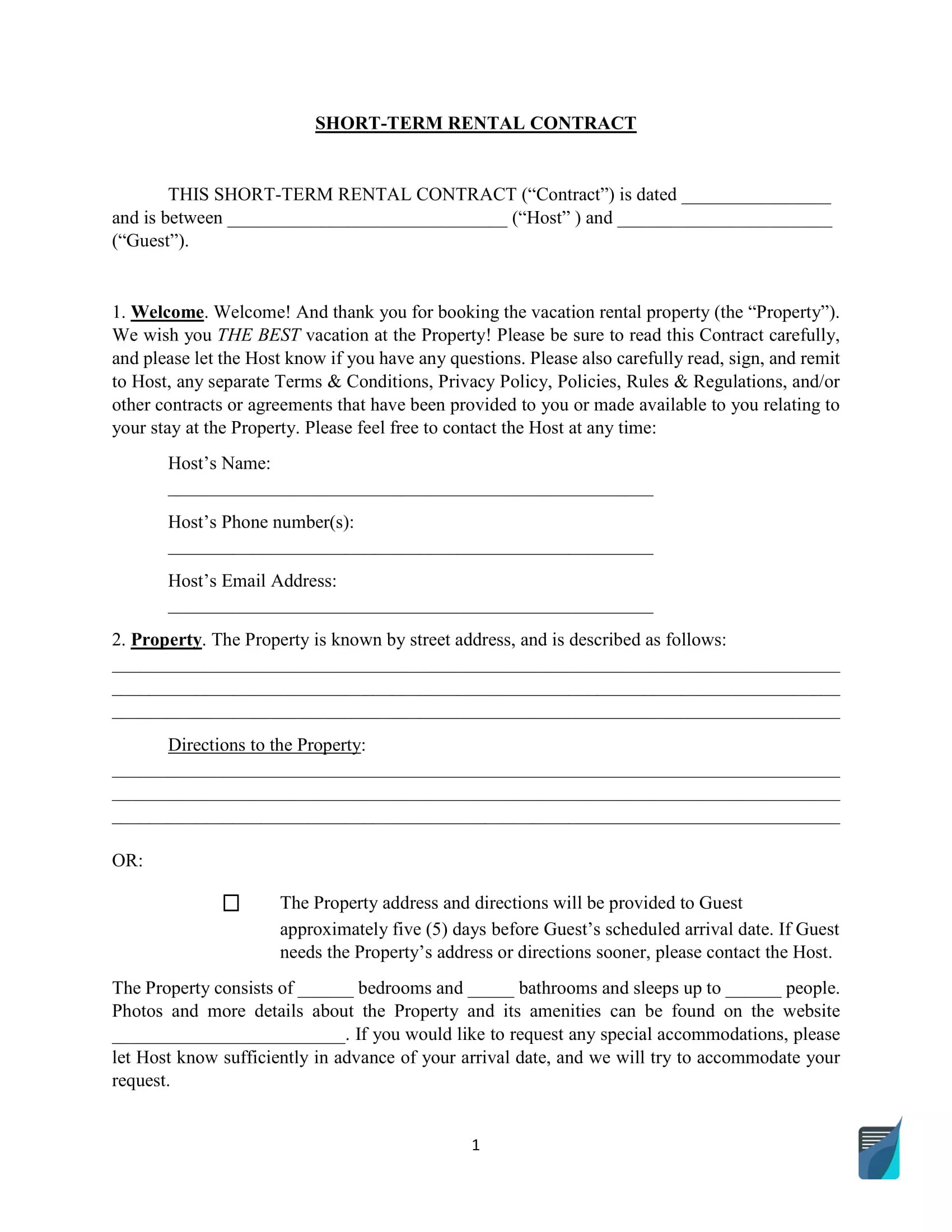 Private Tenancy Agreement Template