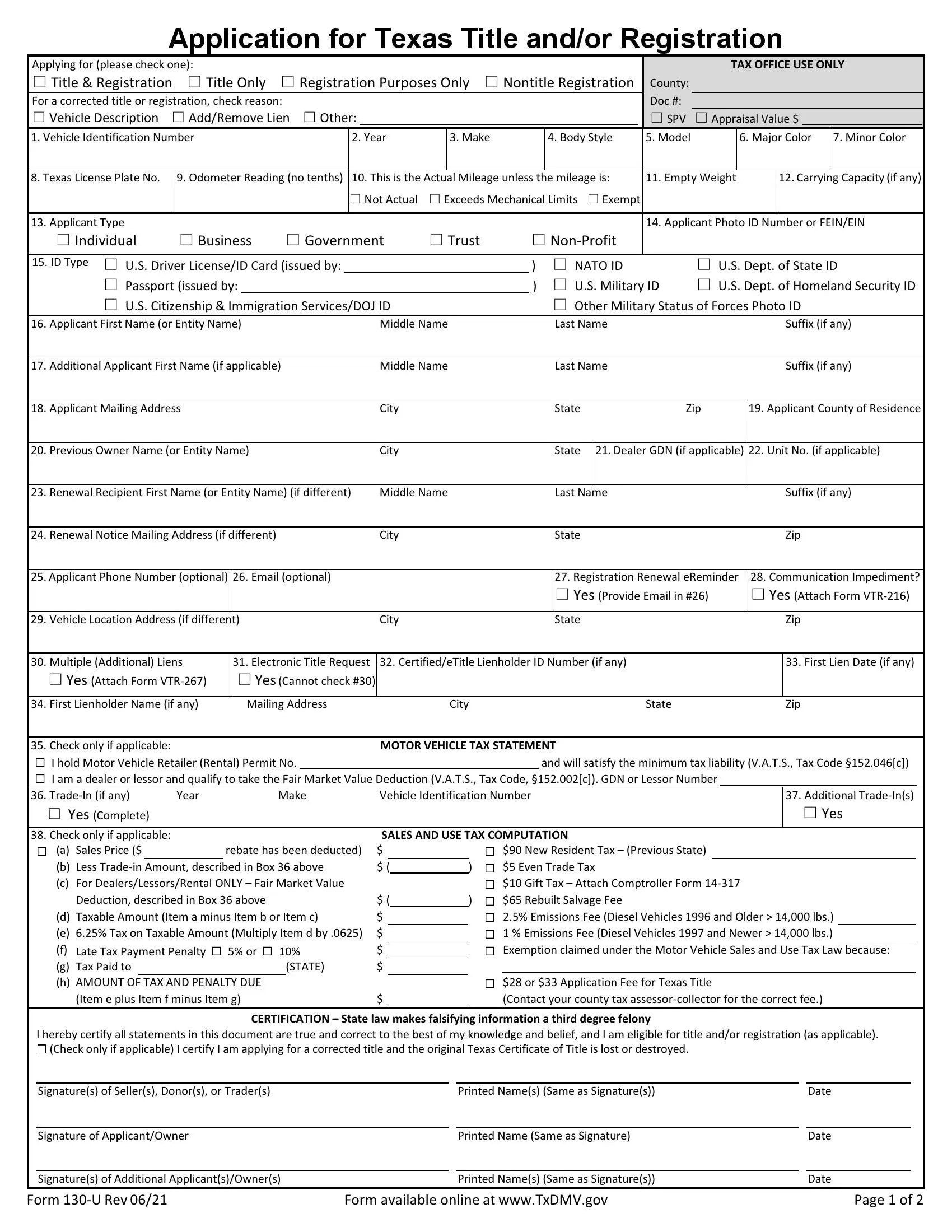 Free Texas Bill of Sale Forms (PDF) FormsPal Free Texas Bill of Sale Forms (PDF) FormsPal